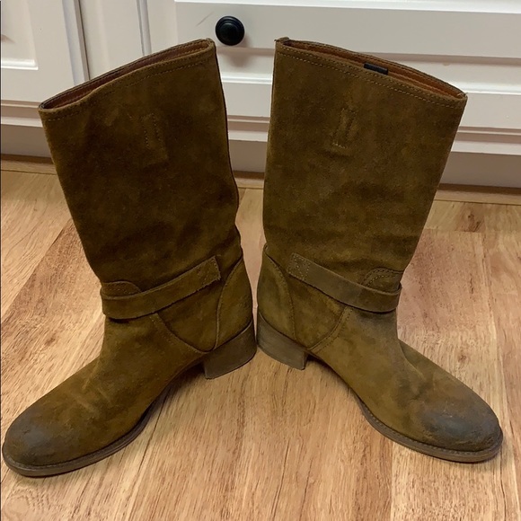 J Crew leather mid calf boots - Picture 7 of 7